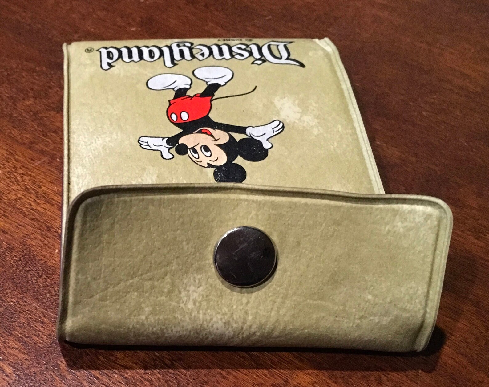 Disneyland Mickey Mouse Wallet Vintage Collectible Etsy
