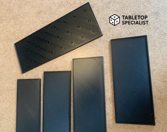 Vassoio di movimento del reggimento da 20x20 a 100x150 – Vassoio di movimento per giochi da tavolo, Warhammer, Old World Kings of War con foro magnetico