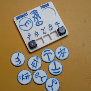 Age Of Sigmar Rune Tracker High Elves  for Lumineth with Tokens 12 mm dice