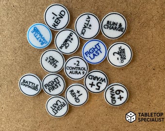 Conjunto de fichas de Age of Sigmar (4.ª edición): Rastreador de beneficios y desventajas