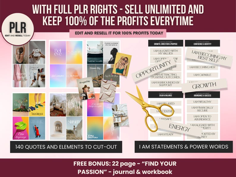 2026 Digital Vision Board Mega Bundle Editable Canva Templates PLR ...