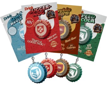 Perk-a-Cola couronne de bière zombies porte-clés