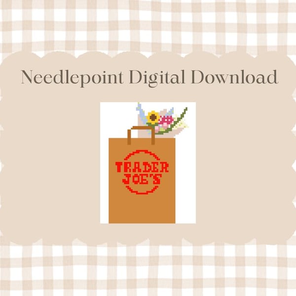 Blommor - Digitalt nålsticksdiagram