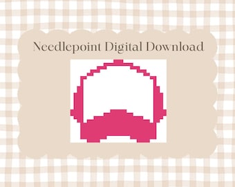 Mini Trucker Hat - Digital Needlepoint Chart