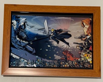 Final Fantasy VII 3D Framed Art Shadow Box - Etsy