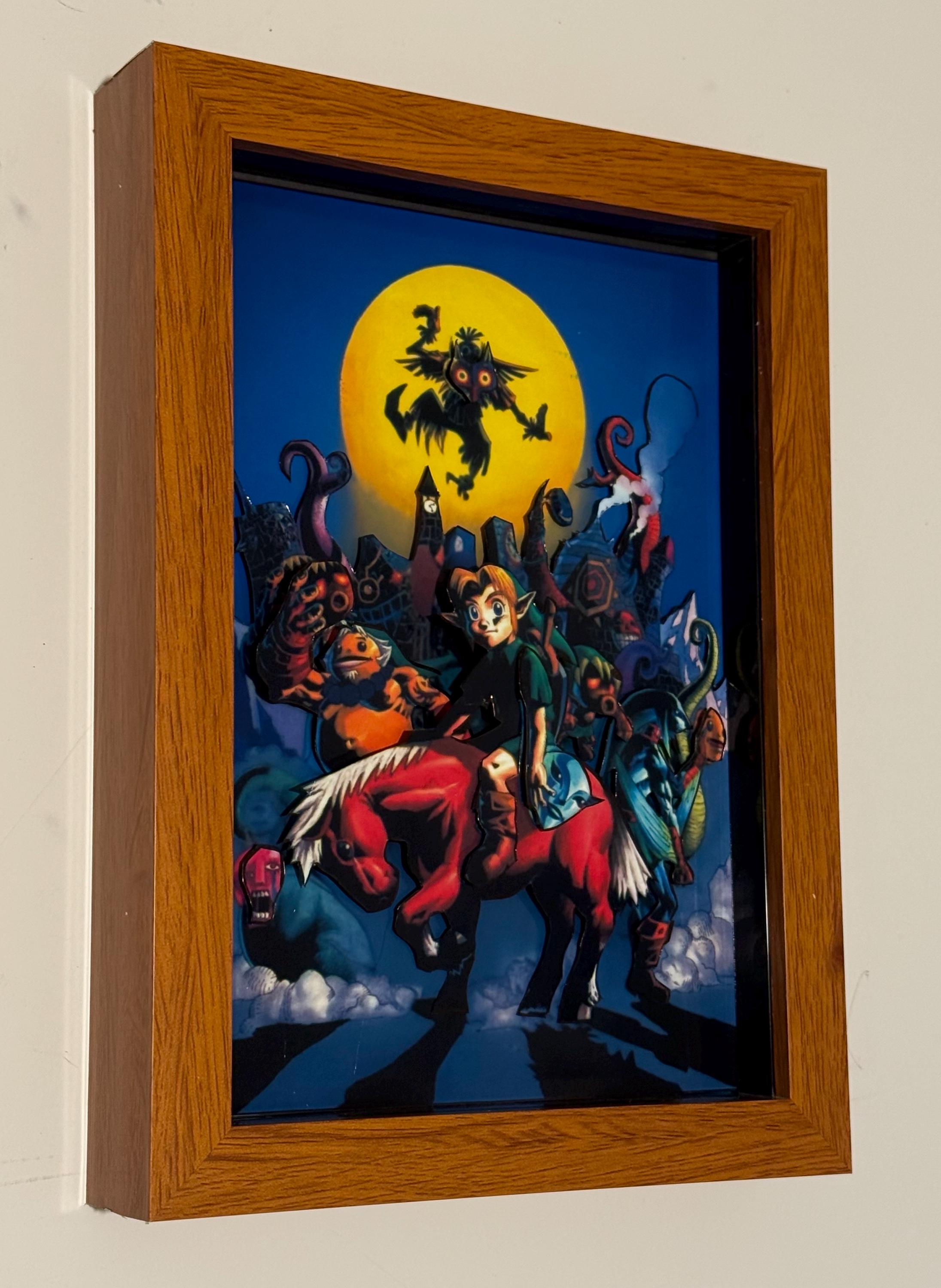 Legend of Zelda Majoras Mask Framed 3D Art Shadow Box - Etsy Legend of Zelda Majoras Mask Framed 3D Art Shadow Box - Etsy
