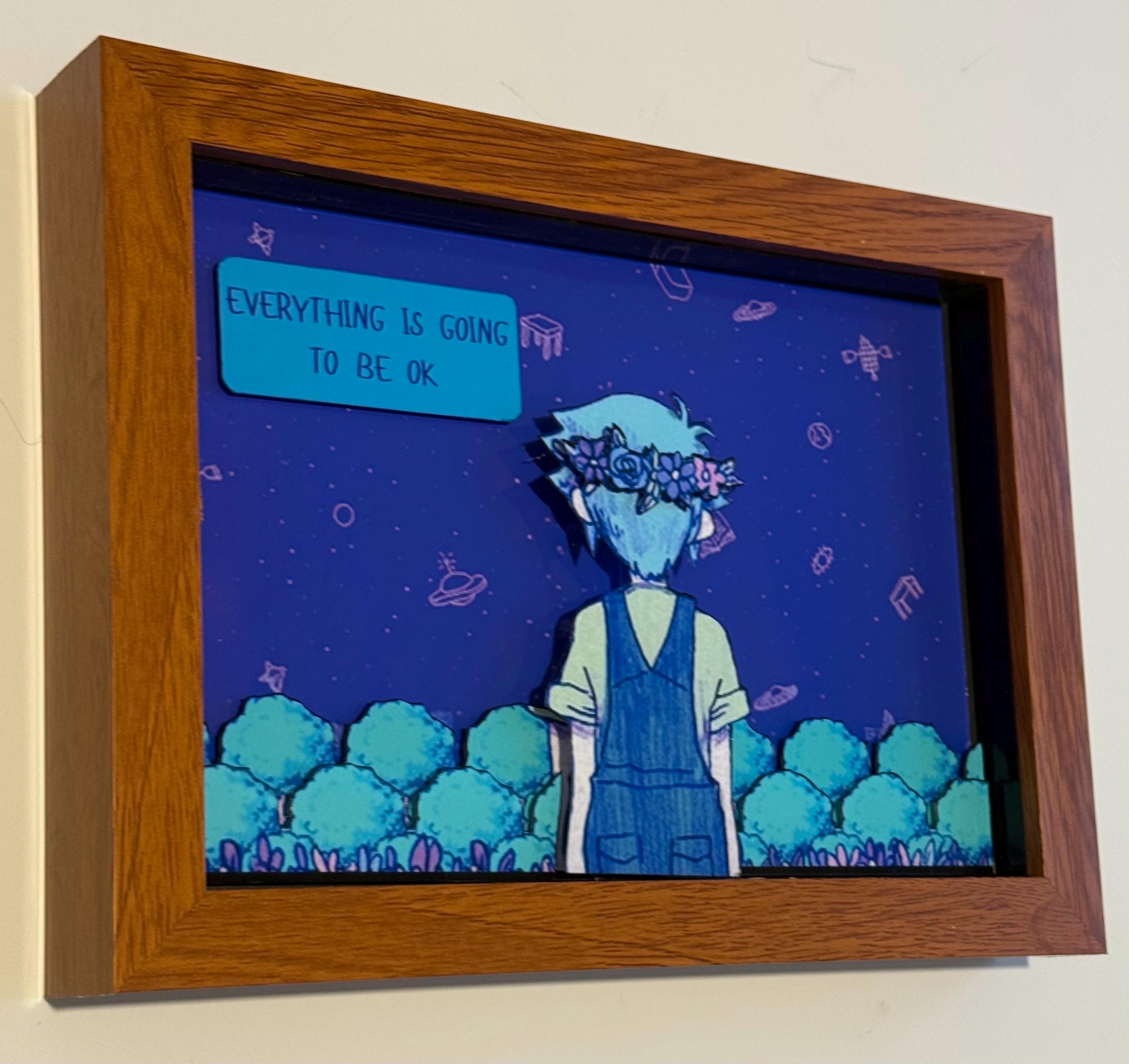 Omori Everything is Going to Be OK 3D Framed Art Shadow Box - Etsy