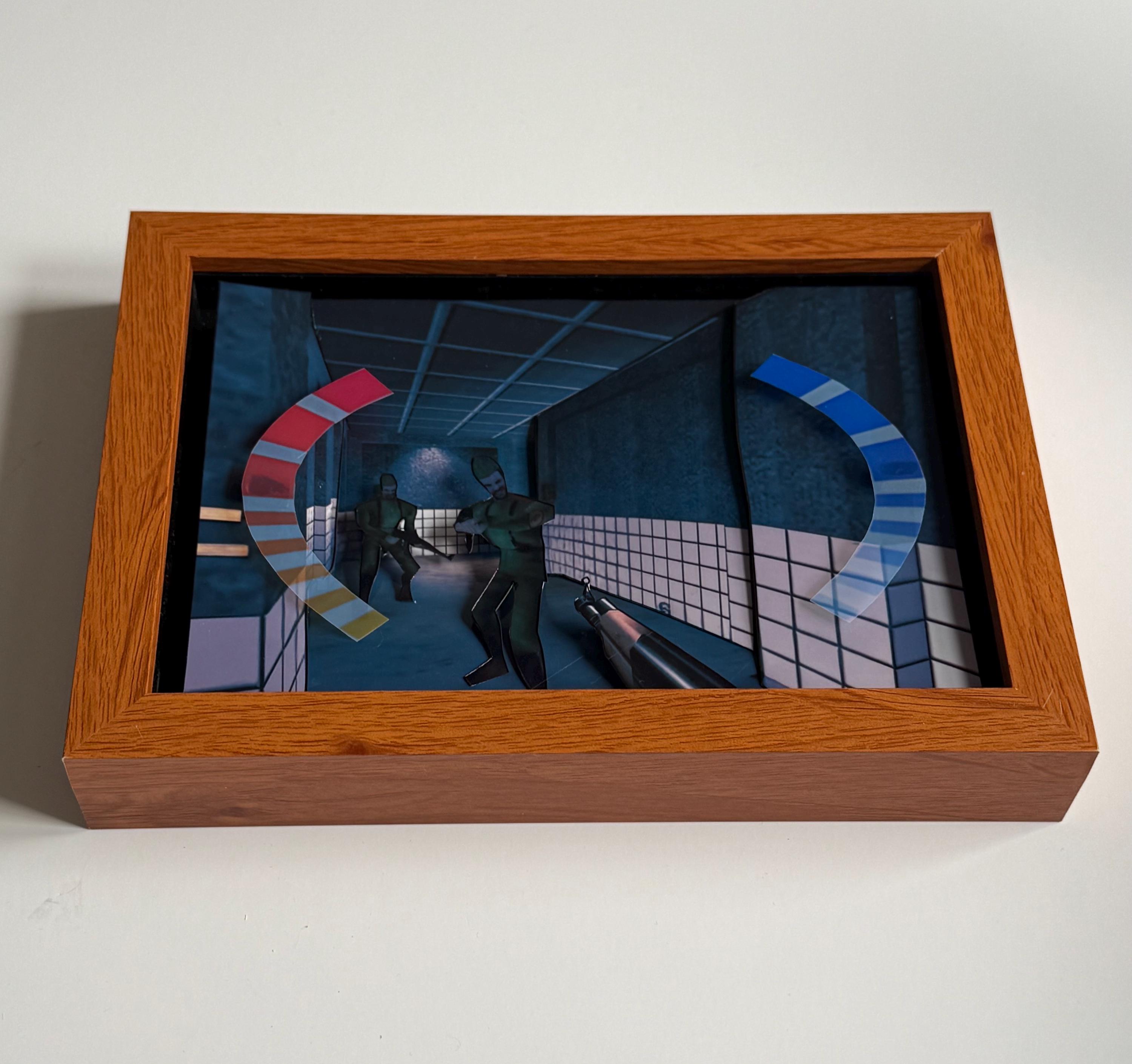 Goldeneye 007 N64 3D Framed Art Shadow Box - Etsy Israel