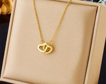 Collier coeur lié