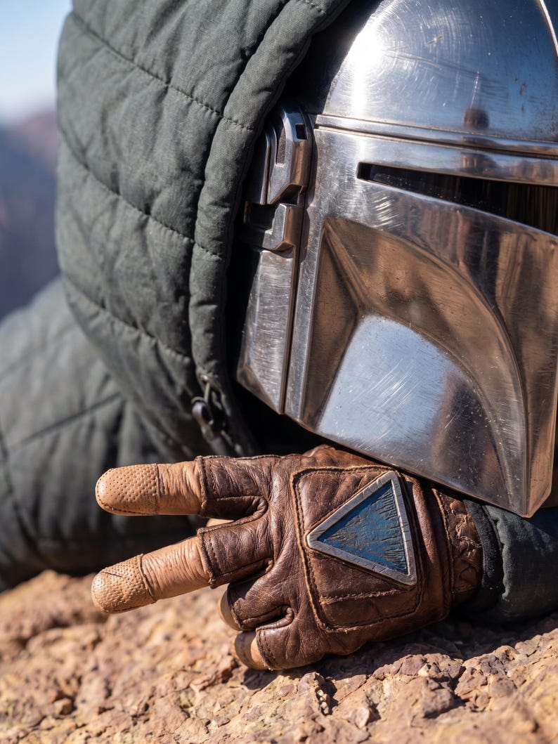 Star Wars Mandalorian helmet wearable, cosplay armor helmet steel, LARP Mandalorian gear, warrior helmet cosplay, fan collectible prop,