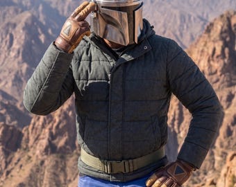 Star Wars Inspired Mandalorian Beskar Helmet | Premium Cosplay Armor Prop | Handmade Steel Helmet for LARP & Collectors