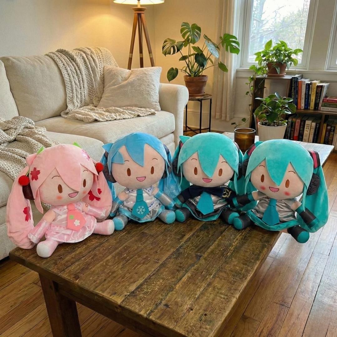 thumbnail image 2 of 25cm Hatsune Miku Plush Doll - Super Soft Anime Stuffed Toy, Kawaii Gift Idea 2 of 6