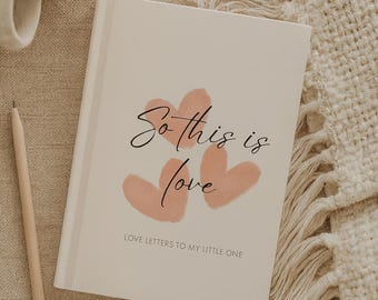 Diario de cartas de amor: Recuerdos para nuevos padres y bebés