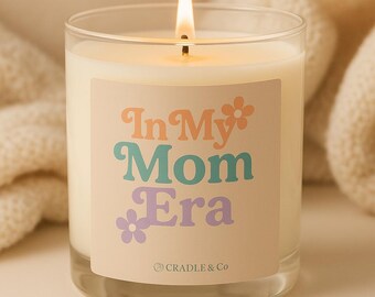 Vela de cera de soja "En la época de mi mamá" – Regalo para el Día de la Madre
