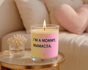 Vela de soja Mamacita – Regalo para el Día de la Madre, Duración: 55-70 horas