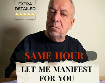 Let Me Manifest For You | Personalized Manifestation Ritual & Medium Psychic Reading for Love, Money, Career, Luck- Success