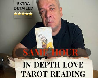 In-Depth Love Tarot Reading • Psychic Love Reading &Honest Soulmate Insights • Twin Flame Relationship Clarity • Same Hour Delivery