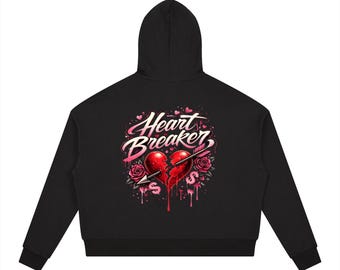 Sweat à capuche contrastant avec cordon de serrage