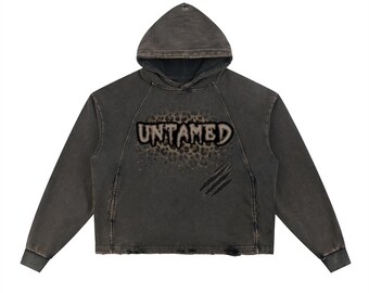 Sweat à capuche délavé vintage Untamed vintage