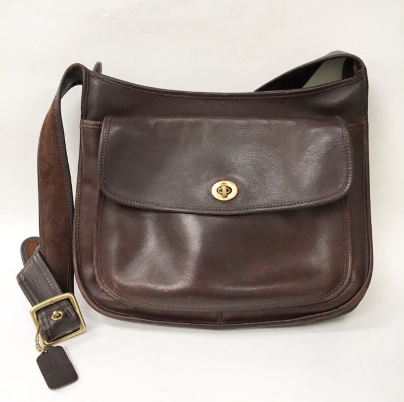 coach leather computer bag