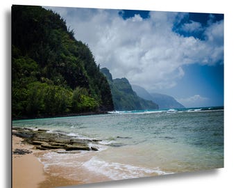 Na Pali Coast Hawaii Fine Art Photo Print, Ke'e Beach, Hanalei, Kauai