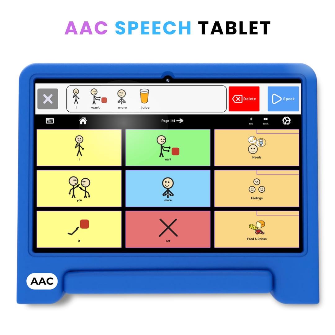 AAC Speech Tablet for Autism, Nonverbal Communication Board
