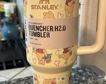 Winnie the Pooh 40oz Tumbler Cup | Cute Stanley|Insulated Travel Mug Gift valentines mother day Christmas | stainless steel