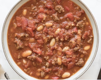 Low Carb Crockpot Geroosterde Rode Peper Chili