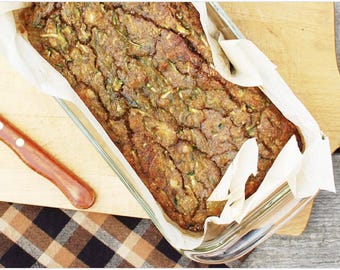 Pan de calabacín bajo en carbohidratos