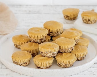 Mini Raw Pumpkin Cheesecakes - een gezonde, heerlijke traktatie!