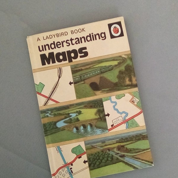 Understanding Maps - Vintage Ladybird Book Series 671 - 1970s Matt Covers