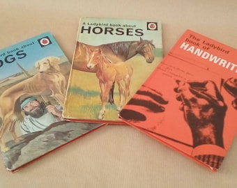 Ladybird Books Handwriting, Horses and Dogs - Matt Covers