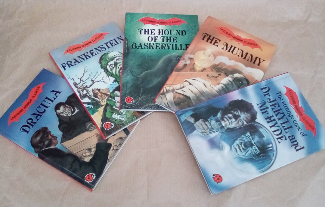 Dr Jekyll and Mr Hyde Dracula Frankenstein Hound of the Etsy