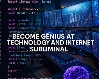 Werden Sie Genie in Technologie und Internet Unterschwellung - Digitale Intelligenz, Schnelles Lernen, Tech-Mastery-Periode