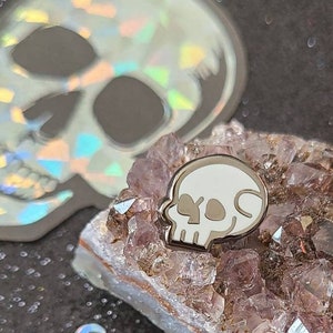 Skull Enamel Pin - Mini Skull Pin