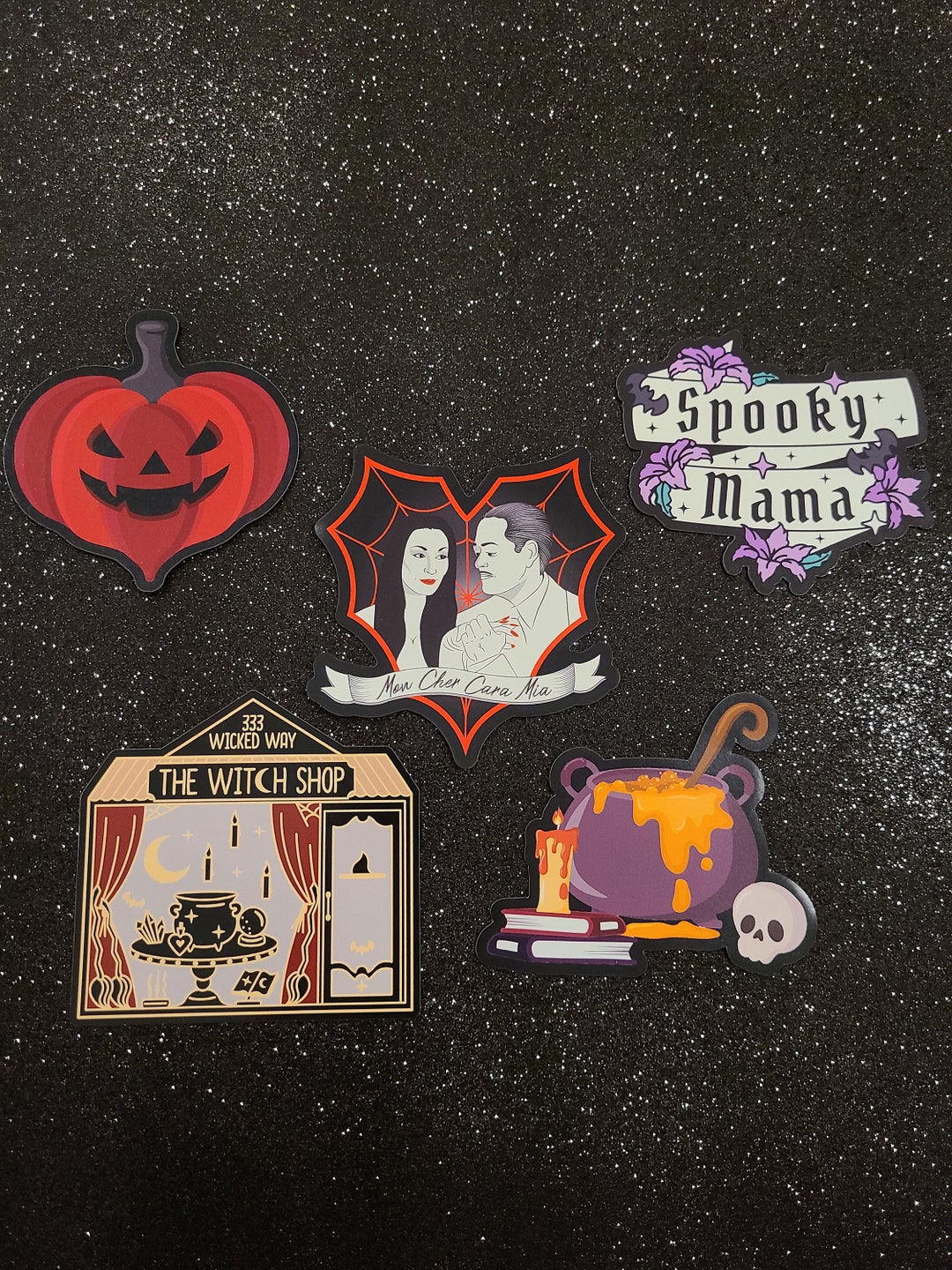 Spooky Magnets - Halloween Magnet, Pumpkin Magnet, Spooky Mama Magnet ...