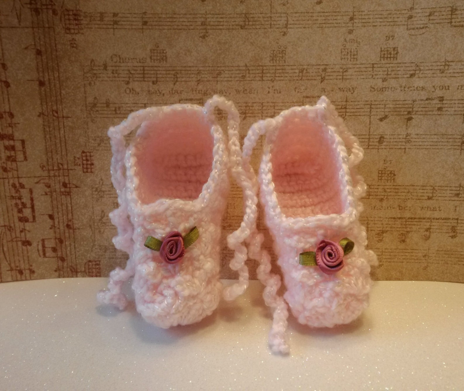 adorable baby ballet shoes