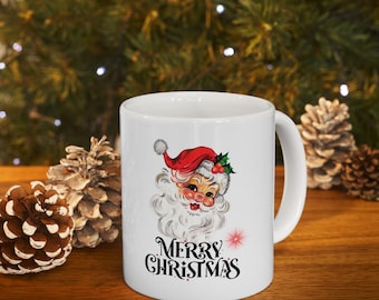 Vintage Santa Coffee Mug | Christmas Gift