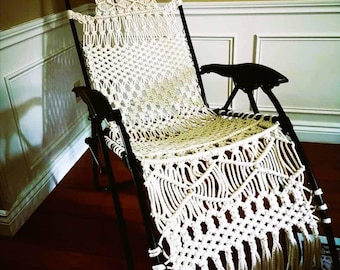 Macrame Zero Gravity Chair Pattern – Modern Boho DIY Tutorial