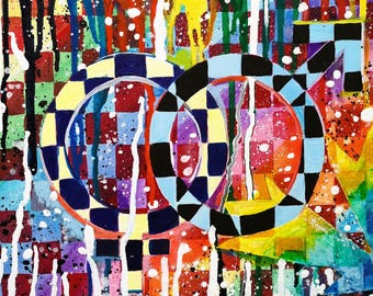 Unity in Balance | Abstract Vibrant Modern Art