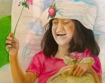 My Little Geranium ~ Grandpa’s Girl | Child's Joy | Instant Download