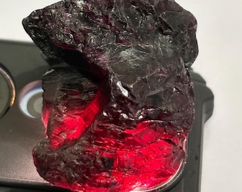 Large Raw Red Garnet Stone: January Birthstone Healing Crystal