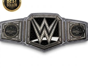 Réplica del cinturón de campeón mundial de WrestleMania 42 / Cinturón de campeonato de peso pesado / Placas de latón de 4 mm