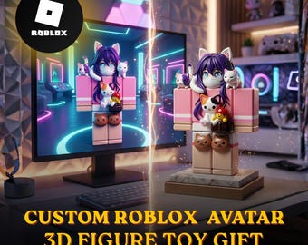 Custom Roblox Avatar Figure Toys Personalized Gamer Gift Forsaken