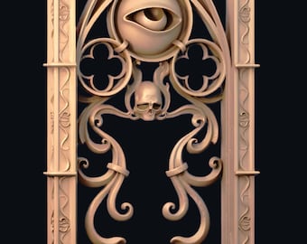 Gothic Phone Stand & Tablet Holder Support - Gothic Decor Book Style Dark Altar Academia