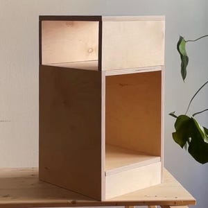 DIY Nightstand Plans PDF – Easy Wooden Bedside Table, Digital Download