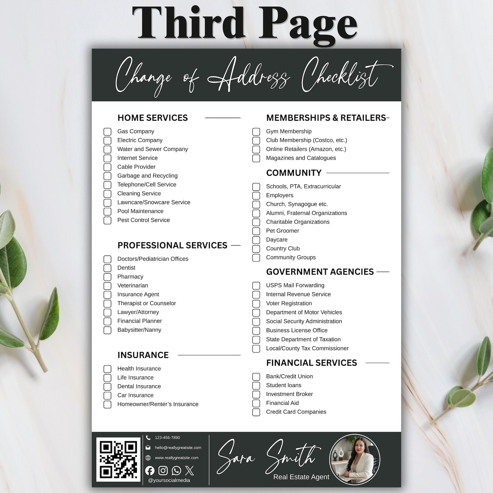 Editable Pre Listing Checklist Canva Template, Real Estate Seller Guide ...
