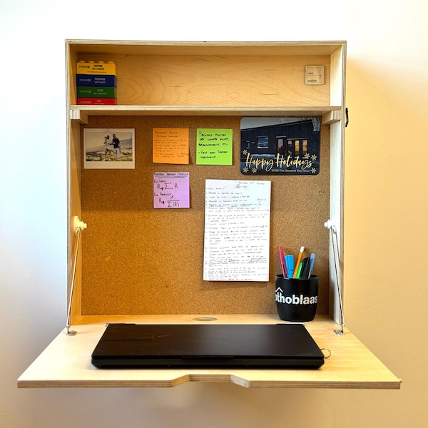 Escritorio plegable de pared