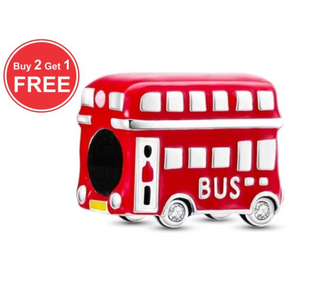 Pandora London Bus Charm , S925 Sterling Silver , Bracelet Necklace ...