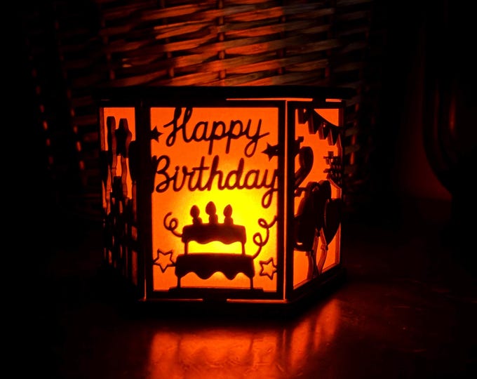 Birthday candle holder